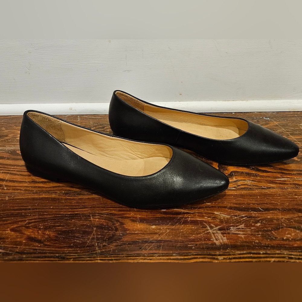 Nisolo Black Leather Women's Flats
